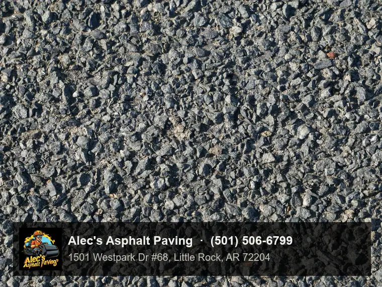 Close view of crushed stone like the base under a driveway